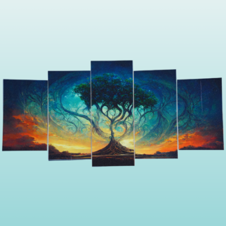 ওয়াল ক্যানভাস 5 পার্ট (ছোট)_Bilashi Shop