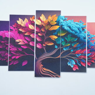 ওয়াল ক্যানভাস 5 পার্ট (মিডিয়াম)