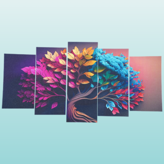 ওয়াল ক্যানভাস 5 পার্ট (মিডিয়াম)_Bilashi Shop