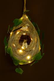 লাইট সহ বাবুই পাখির বাসা