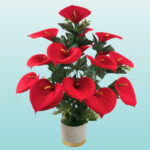 Design 1_আর্টিফিশিয়াল ফুলের টব (মিডিয়াম)_Bilashi Shop