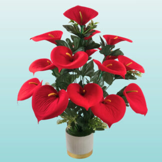 Design 1_আর্টিফিশিয়াল ফুলের টব (মিডিয়াম)_Bilashi Shop