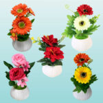আর্টিফিশিয়াল ফুলের টব (রেগুলার_ডাবল)_Bilashi Shop